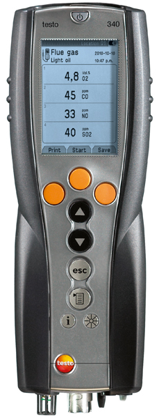 Testo 340 0632 3340 Gāzes analizators, detektors